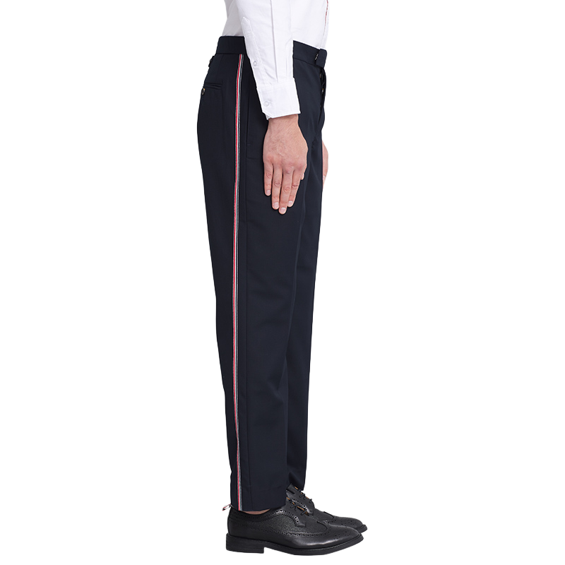Thom Browne Style Single-Side Side-Stripe suit pants - Image 2