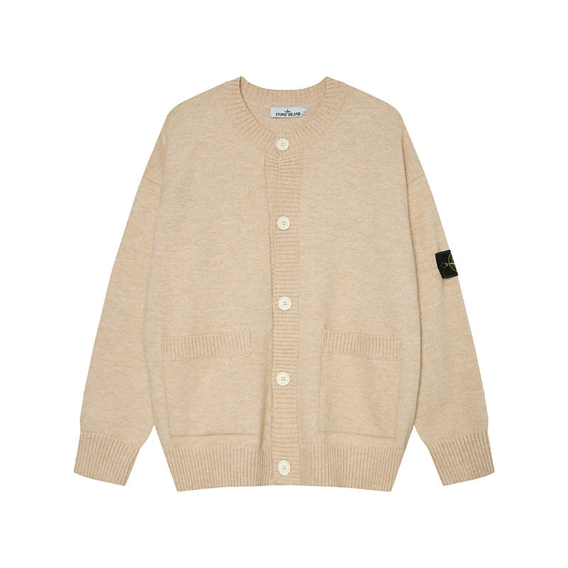 Stone Island Badge Knit Cardigan
