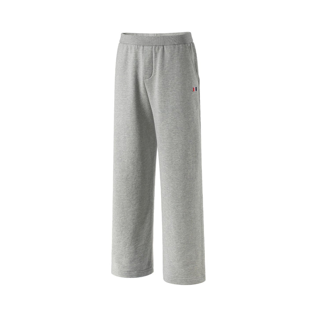Thom Browne Style Men's Casual Wide - Leg Pants - Cotton Signature Four-Bar Detail - Image 11