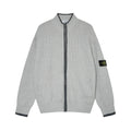 Stone Island Badge Zip-Up Mock-Neck Knit Jacket