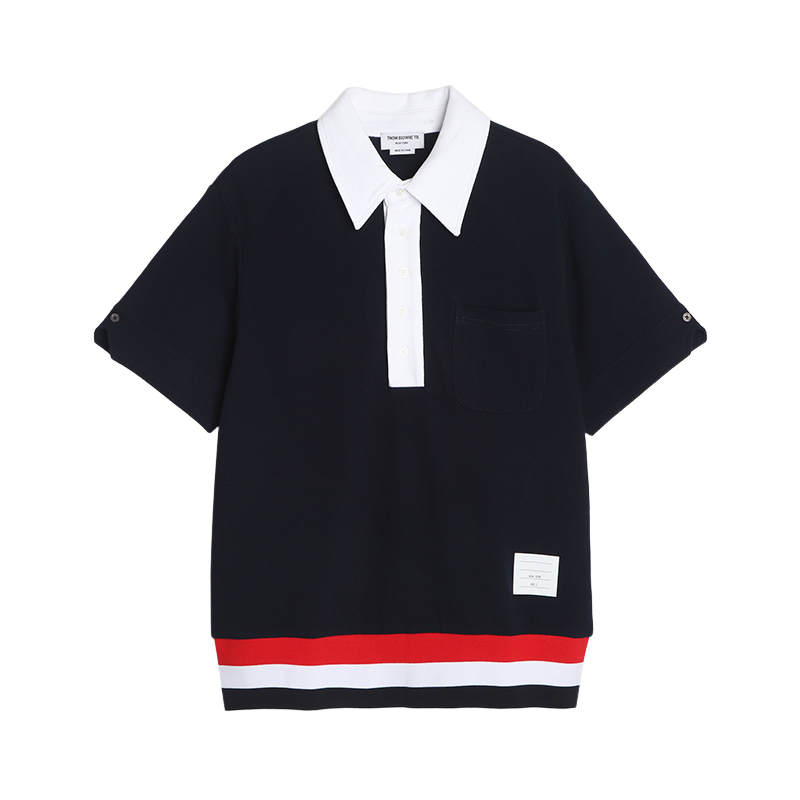 Classic Wool T-Shirt by Thom Browne, product detail view