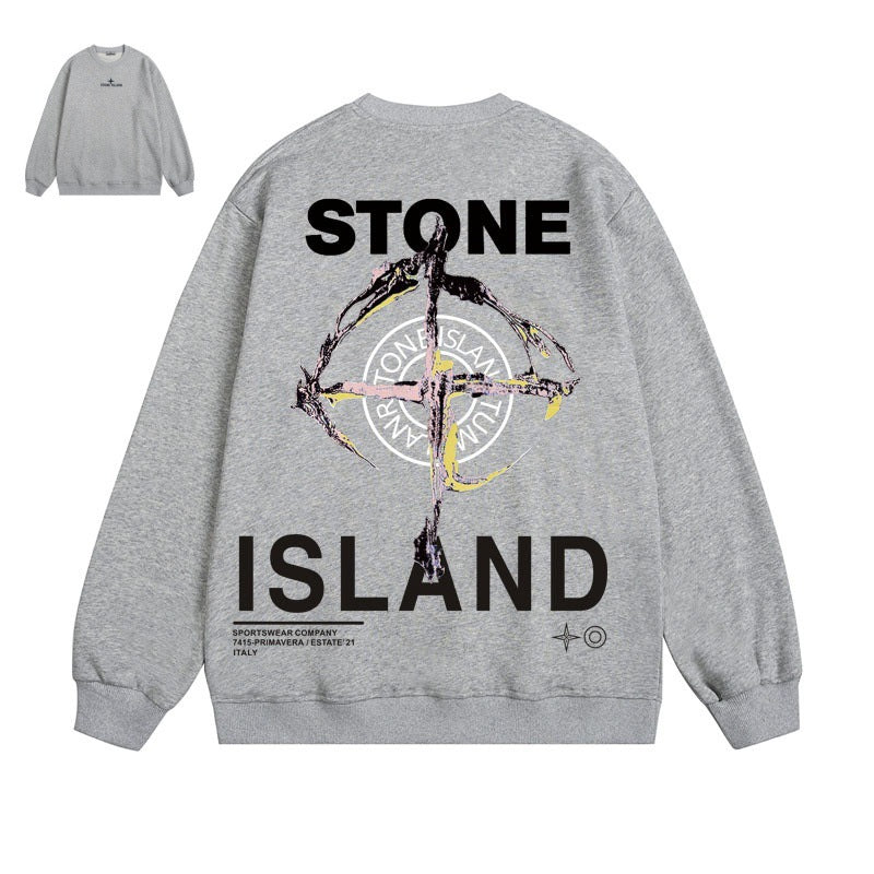 Stone Island Back-Print Crewneck Sweatshirt
