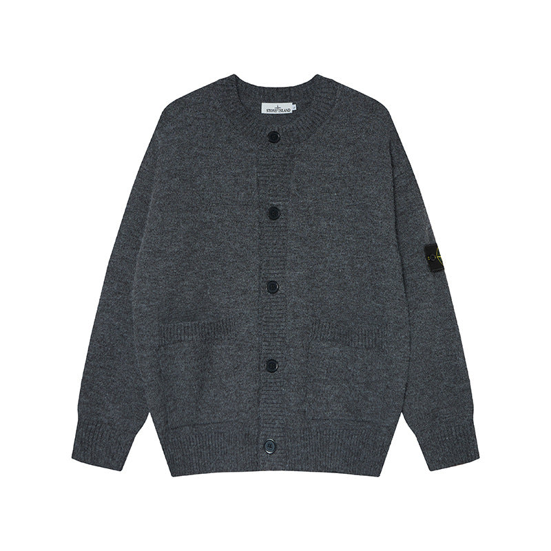 Stone Island Badge Knit Cardigan