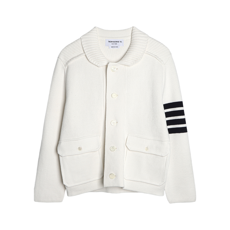 Men's jacket by Thom Browne, outerwear detail view
