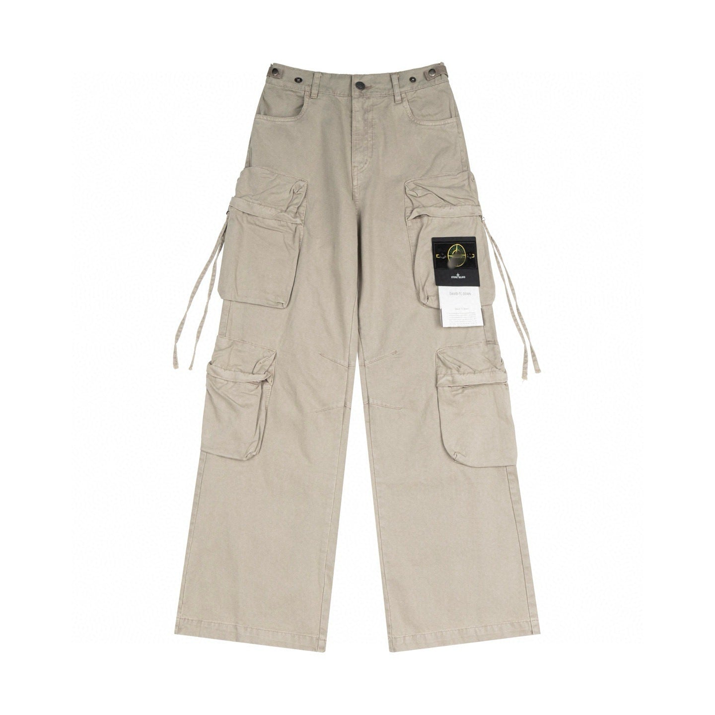 Stone Island Garment-Dyed Multi-Pocket Cargo Pants