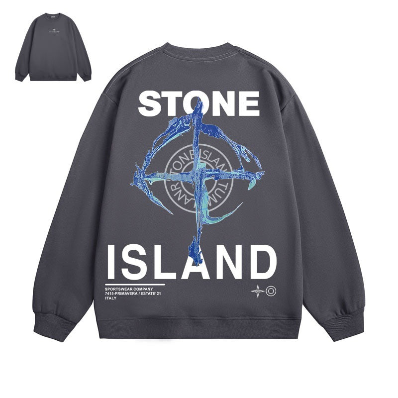Stone Island Back-Print Crewneck Sweatshirt