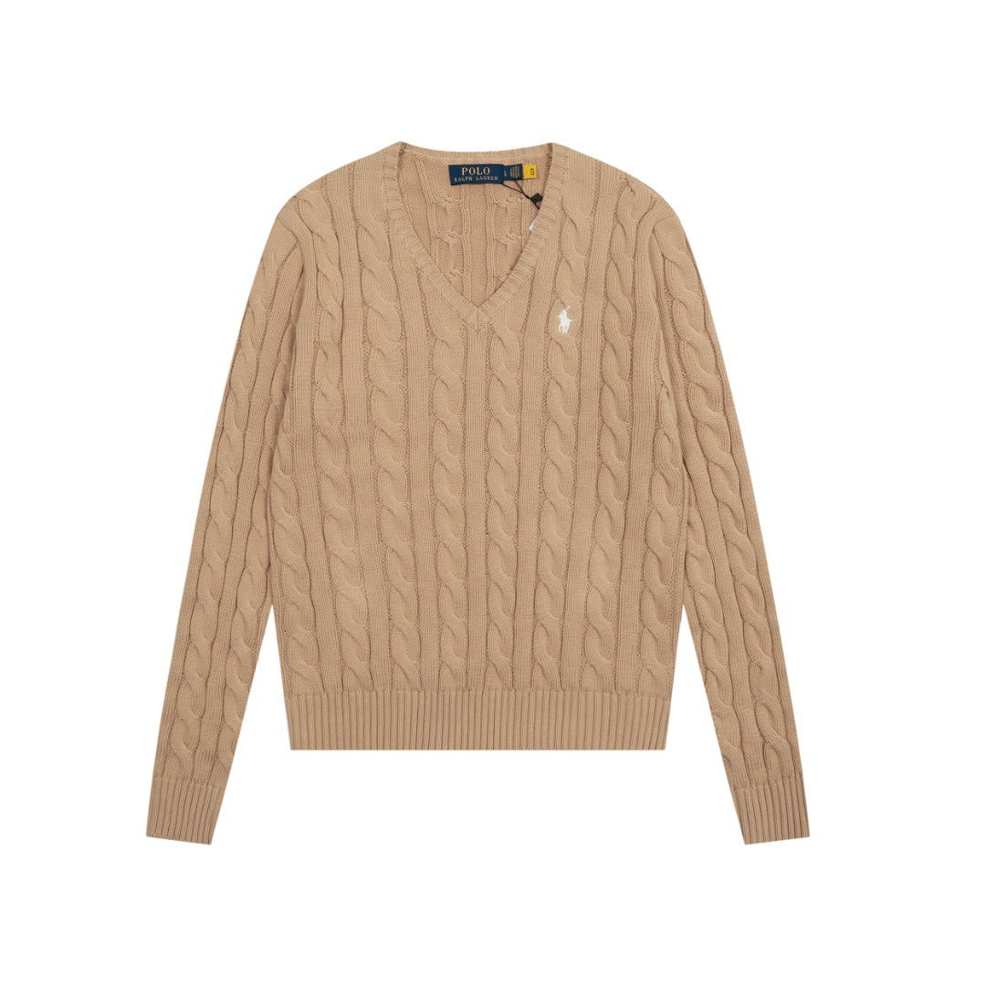 Ralph Lauren Women‘s Cable Knit Cotton Sweater