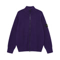 Stone Island Badge Zip-Up Knit Cardigan