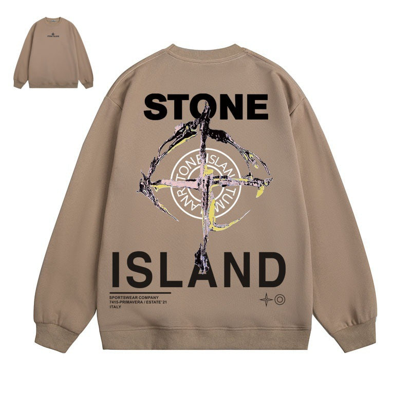 Stone Island Back-Print Crewneck Sweatshirt
