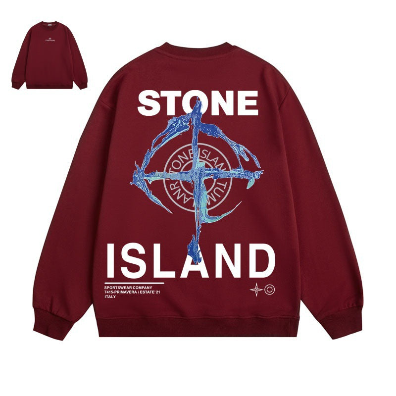 Stone Island Back-Print Crewneck Sweatshirt