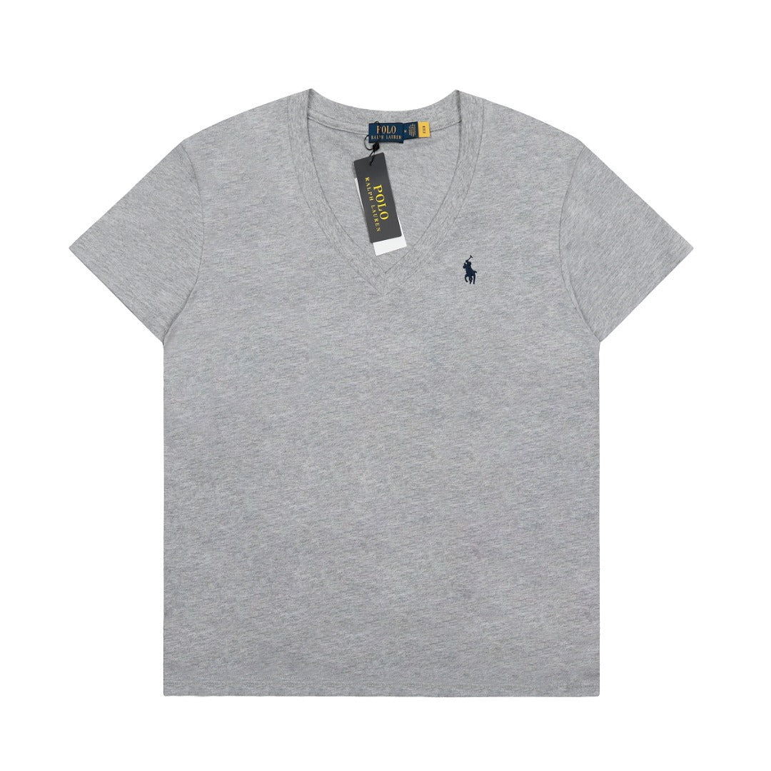Ralph Lauren Women‘s Cotton V-neck T-shirt