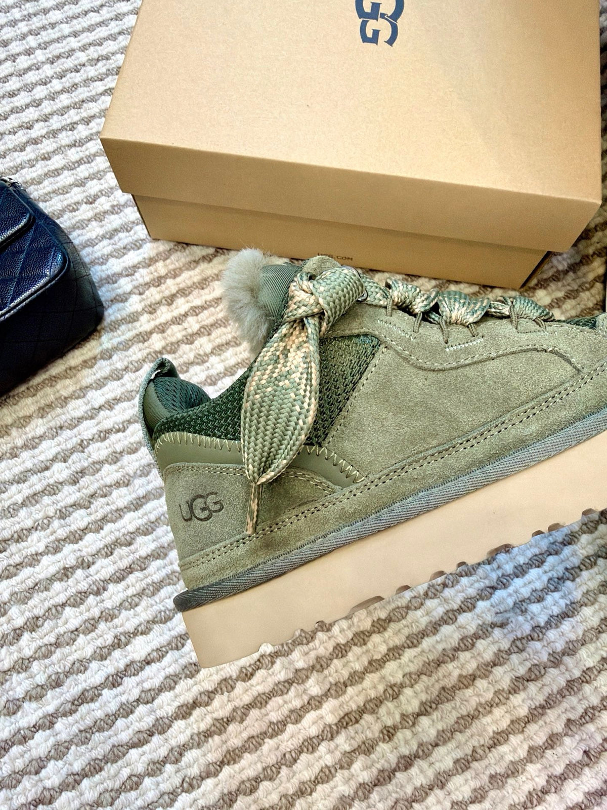 UGG Sage Mel Suede Mesh Low-Top Shoes - product view 6