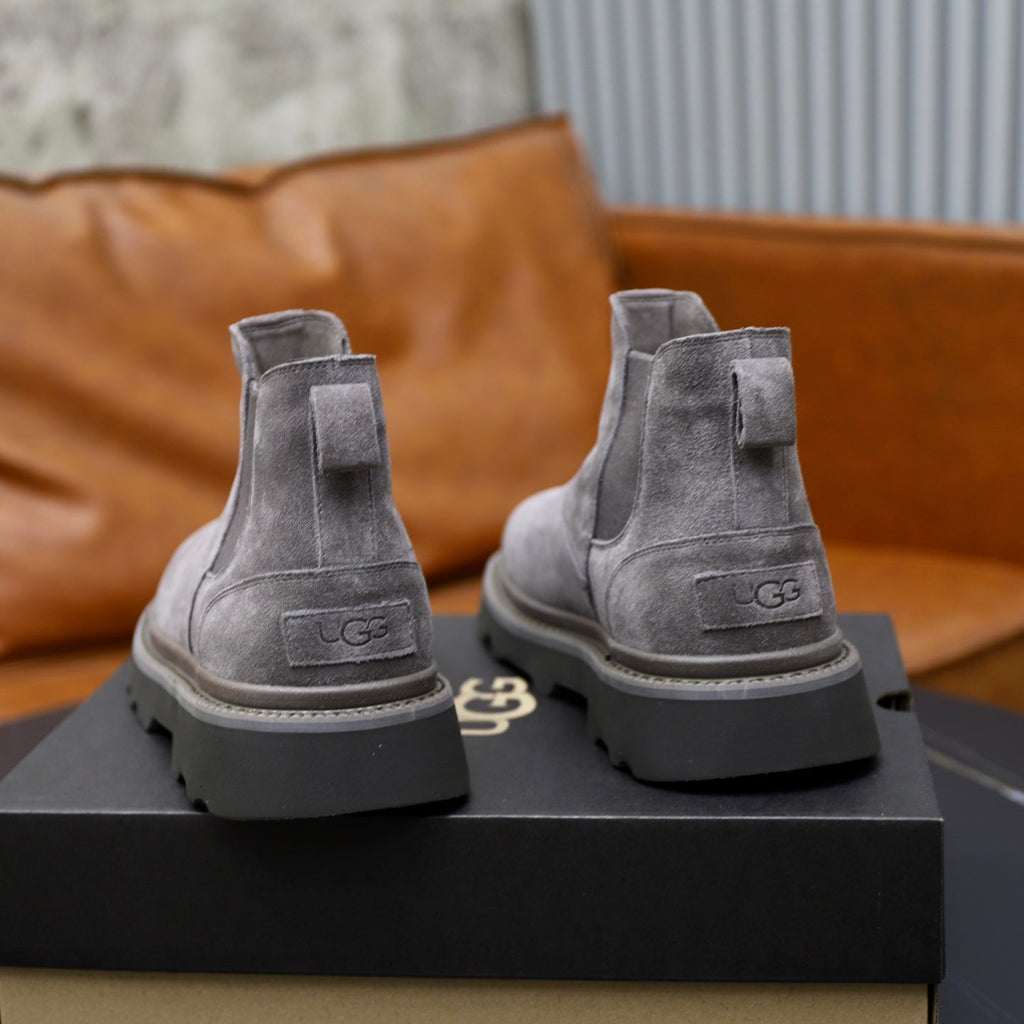 UGG Gray Suede Chelsea Casual Shoes - product view 5