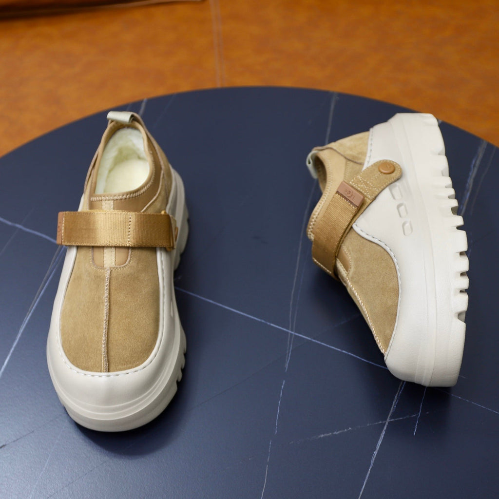 UGG Beige Strap Platform Casual Shoes - product view 6