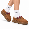 UGG Tazz Shearling Platform Slip-Ons - side-angle hero image