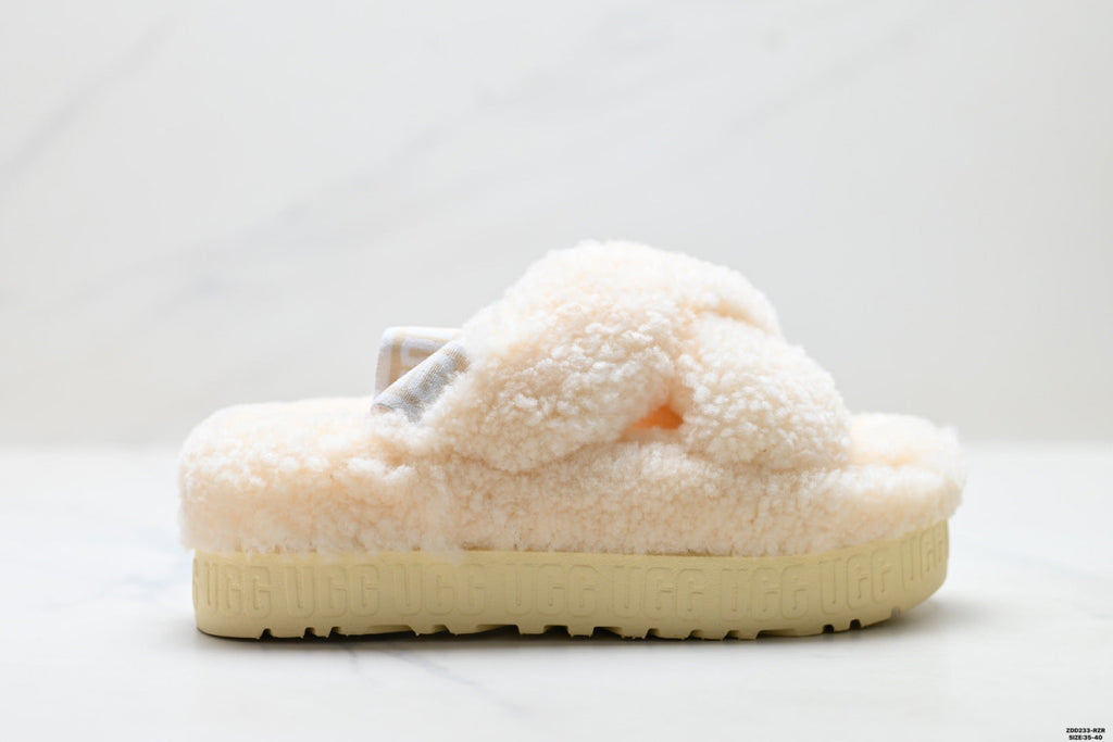 UGG Slipper Evolution Fluffy Platform Slides - product image 2