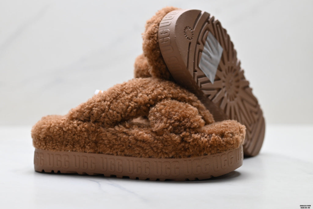 UGG Slipper Evolution Fluffy Platform Slides - product image 6
