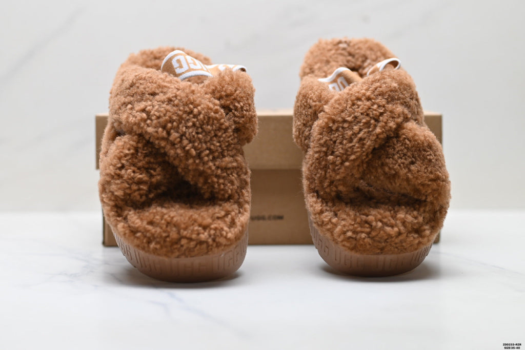 UGG Slipper Evolution Fluffy Platform Slides - product image 8