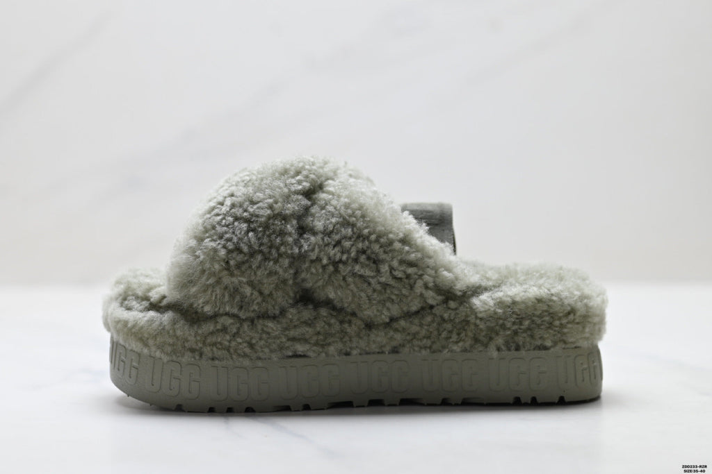 UGG Slipper Evolution Fluffy Platform Slides - product image 4