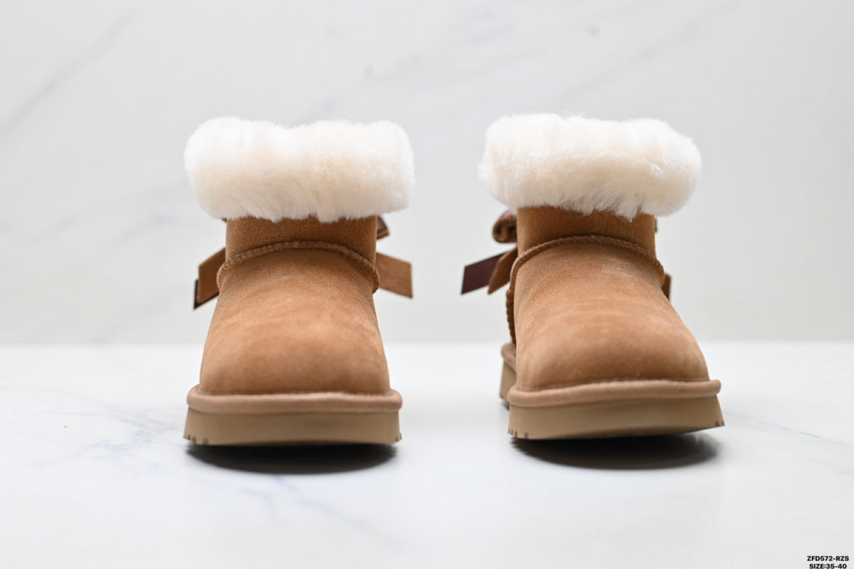 UGG Classic Ultra Mini Bow Ankle Boots - product image 8