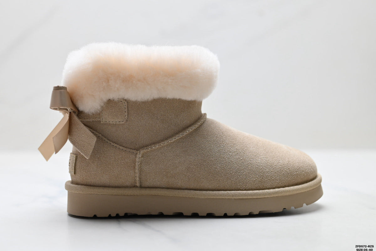 UGG Classic Ultra Mini Bow Ankle Boots - product image 2