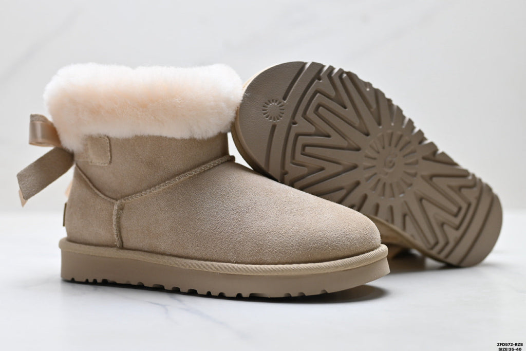 UGG Classic Ultra Mini Bow Ankle Boots - product image 6