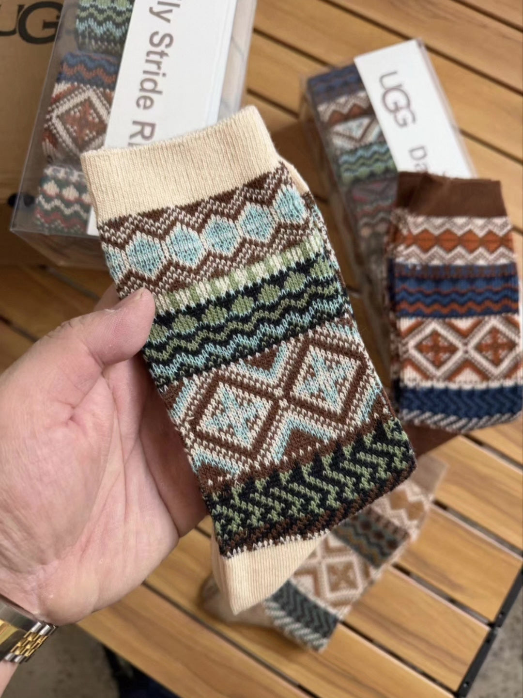 UGG Nordic Fine-Wool Winter Sock Gift Set - product image 7