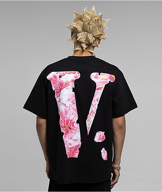 VLONE Friends Flower Black T-Shirt