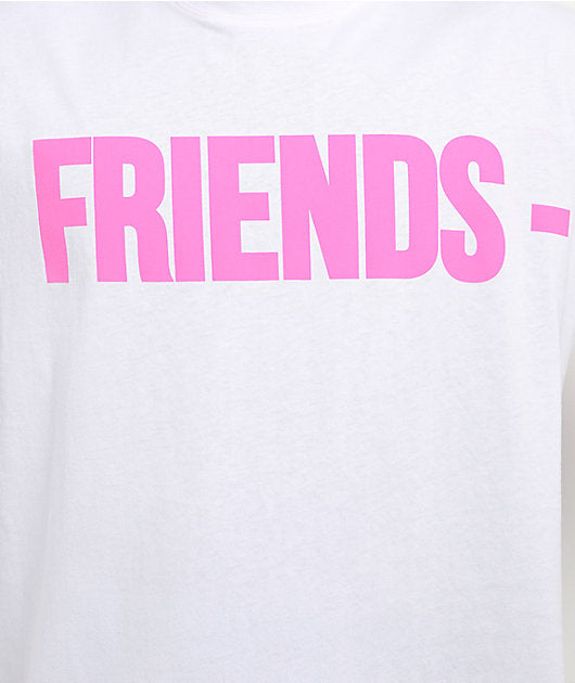 VLONE Friends Pink & White T-Shirt