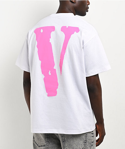 VLONE Friends Pink & White T-Shirt