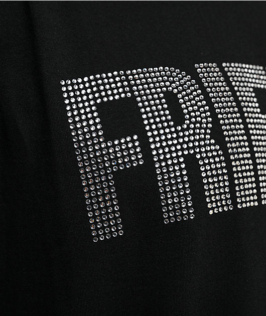 VLONE Friends Rhinestone Black T-Shirt