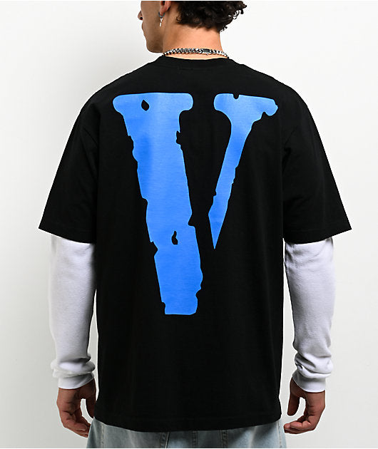 VLONE Staple Black & White 2fer Long Sleeve T-Shirt