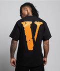 VLONE Staple Orange & Black T-Shirt