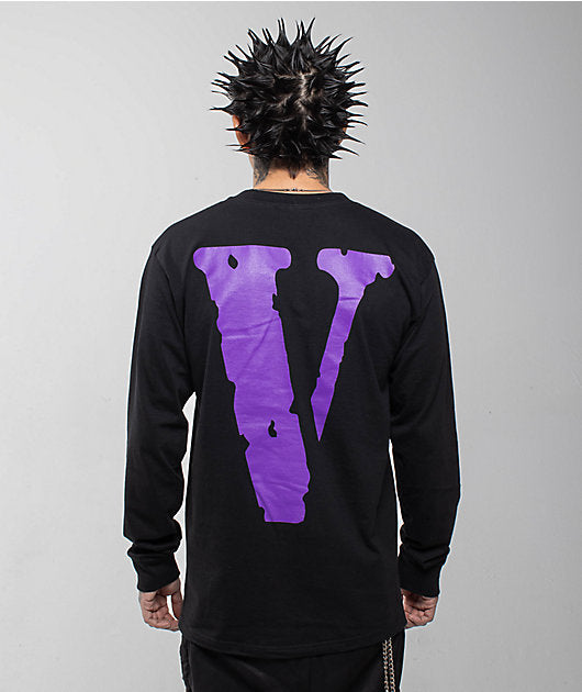 VLONE Staple Purple & Black Long Sleeve T-Shirt