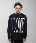 VLONE Staple Purple & Black Long Sleeve T-Shirt