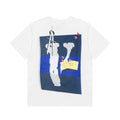 Blue Print T-Shirt White