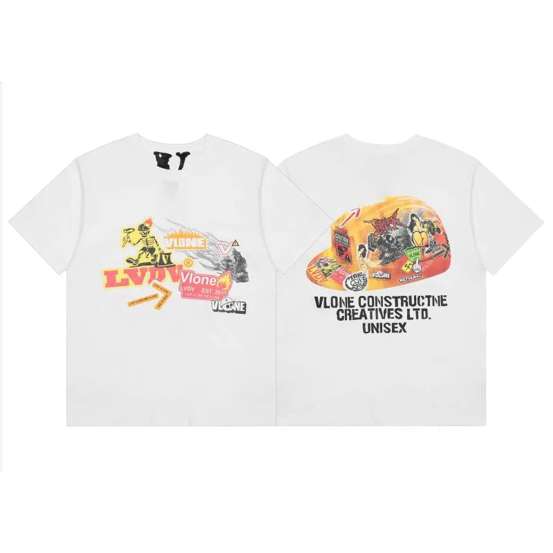 Constructs x Hard Hat T-SHIRT White