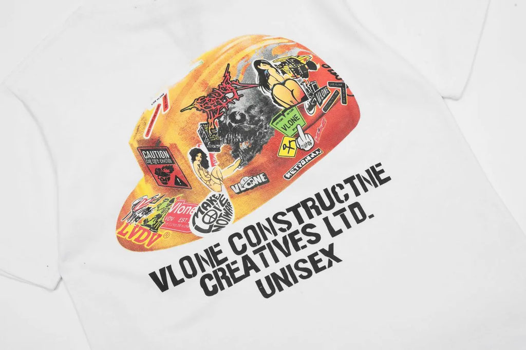 Constructs x Hard Hat T-SHIRT White