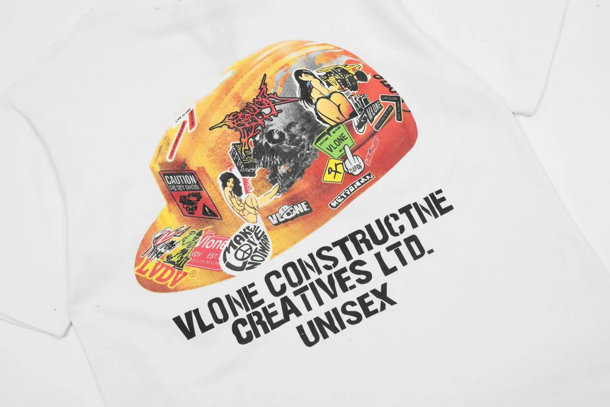 Constructs x Hard Hat T-SHIRT White