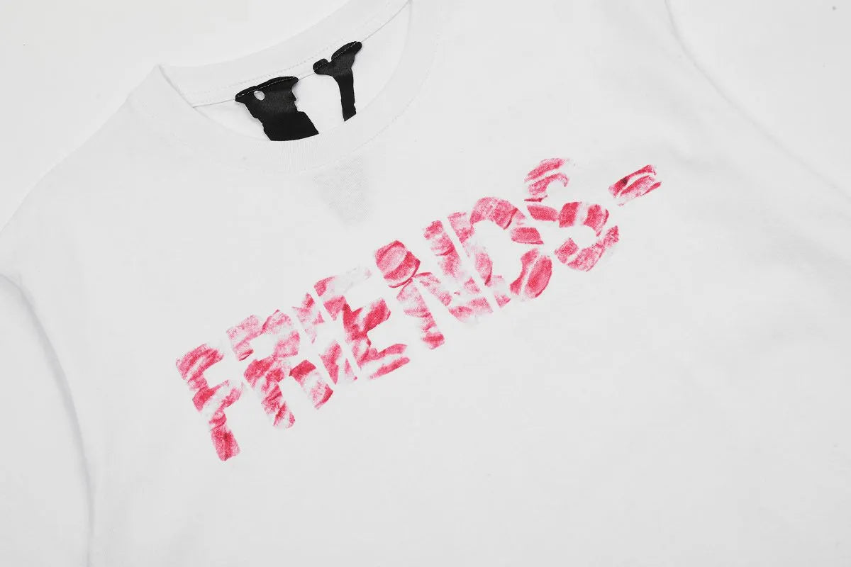 FRIENDS x Pink Lip Prints T-shirt