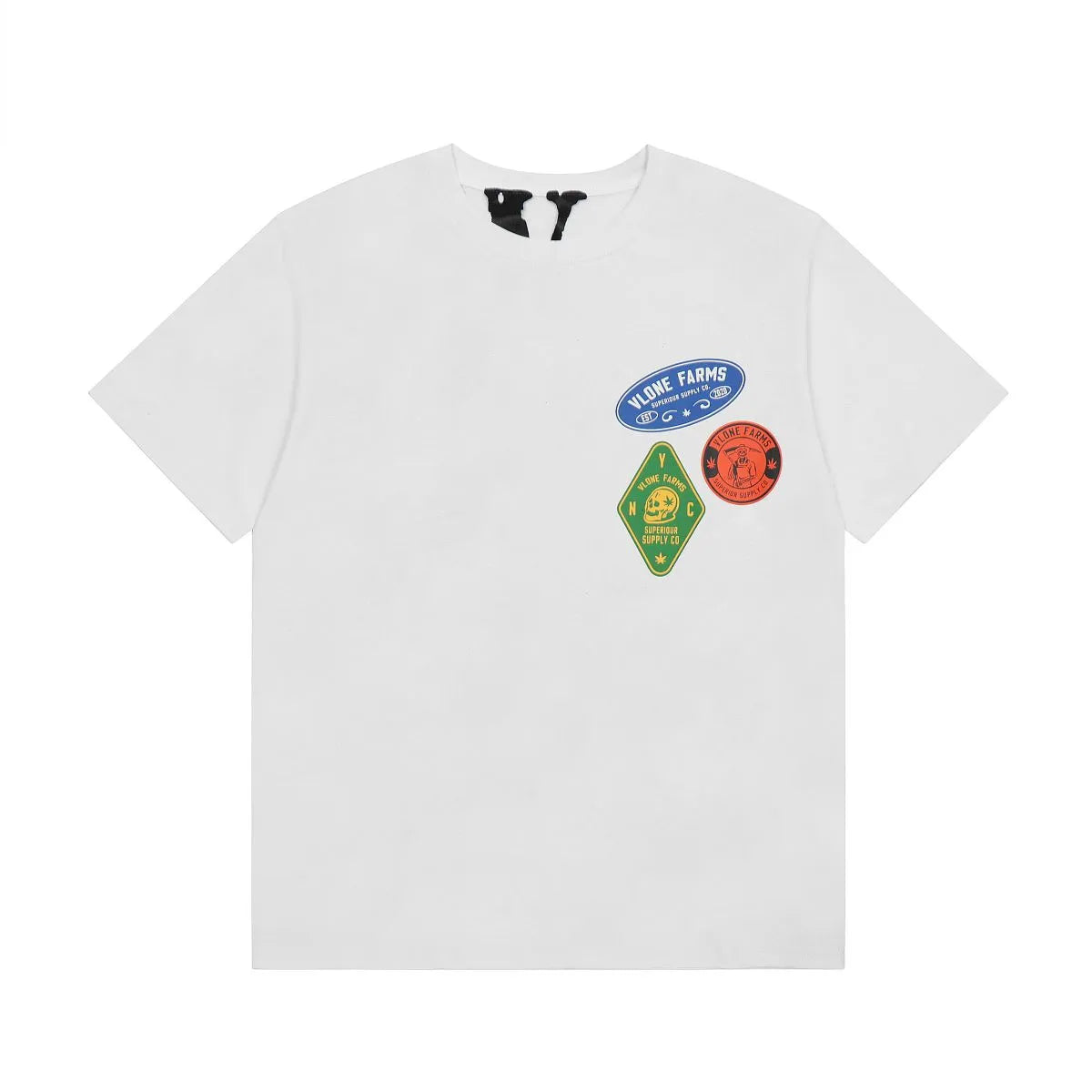 Farms x Badge of Honor T-Shirt White Black