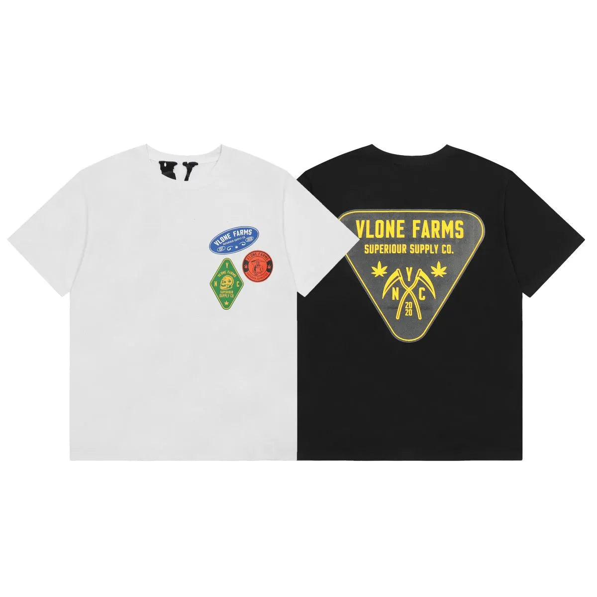 Farms x Badge of Honor T-Shirt White Black