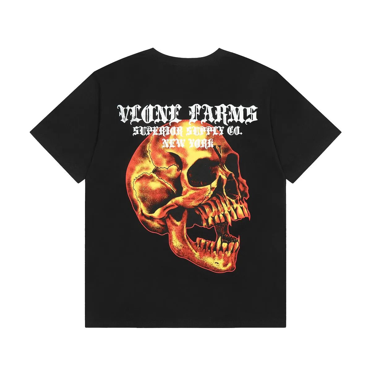 Farms x Demon Fire T-Shirt White Black