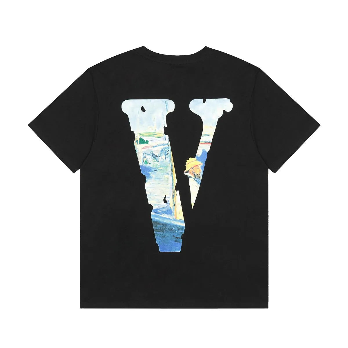 Monet Painting T-Shirt White Black