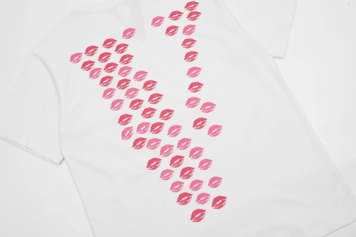 Pink Lip Prints T-shirt