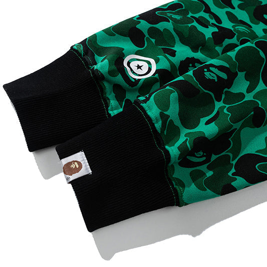 BAPE Green Camo Shark Zipper Hoodie - image 8