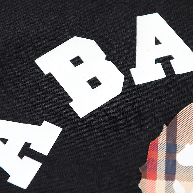 Bape Black And Brown Plaid Small Logo Short Sleeve T-Shirt - image 9