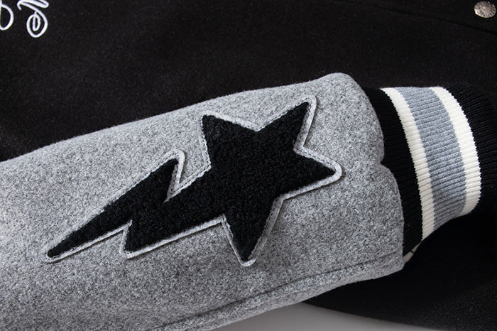 BAPE Baseball Embroidered stars Jacket - image 12