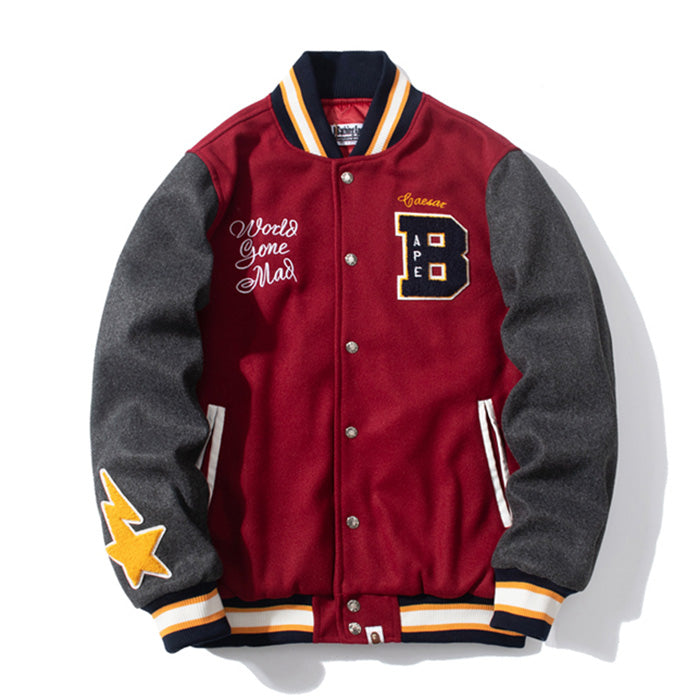 BAPE Baseball Embroidered stars Jacket - image 1