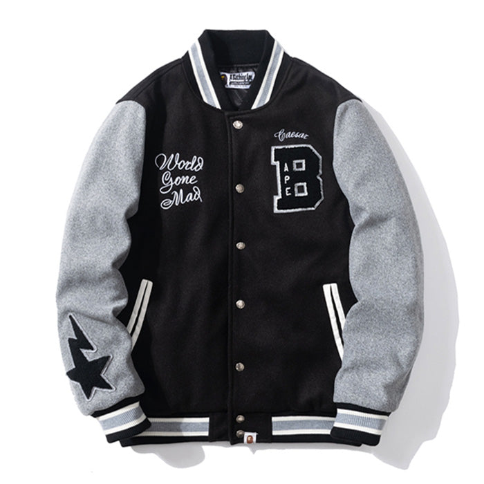 BAPE Baseball Embroidered stars Jacket - image 3